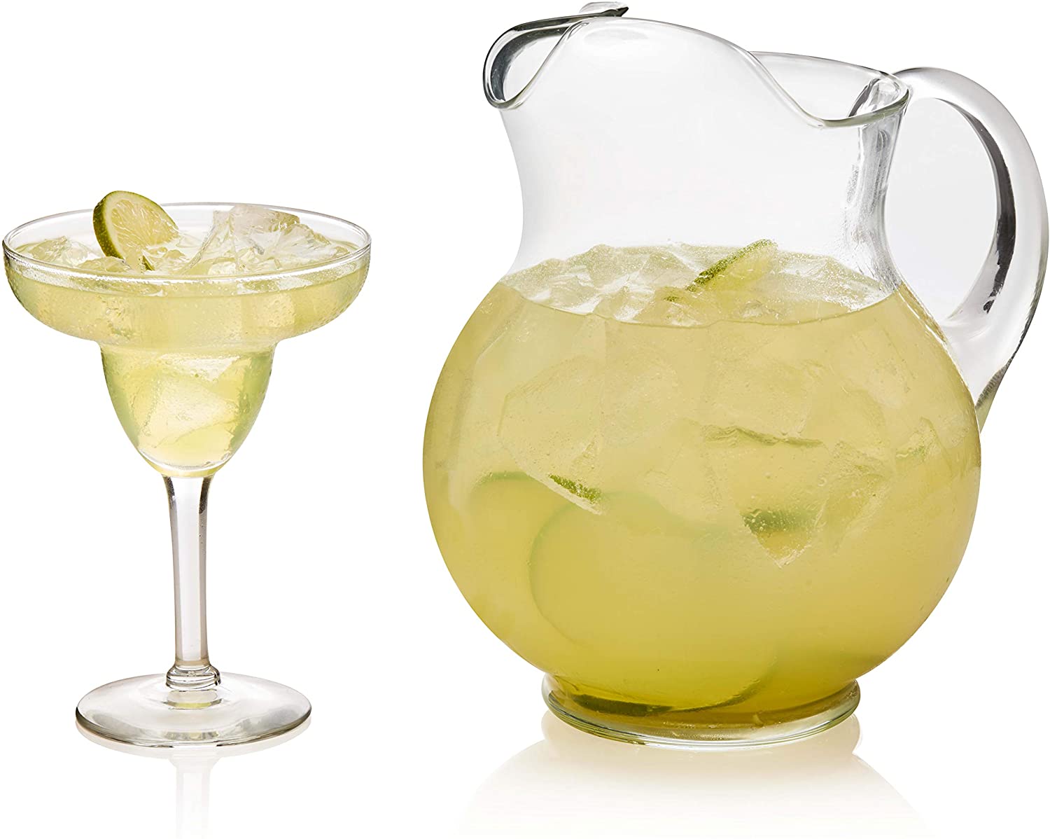 Large Pitcher, w / Margarita Glasses